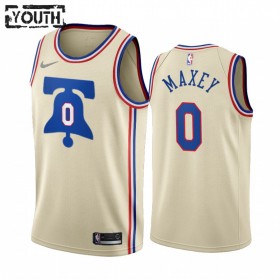Dres Philadelphia 76ers Tyrese Maxey 0 2020-21 Earned Edition Swingman - Dječji